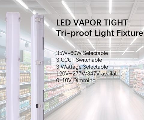 Fabbricazione di luci di garage a LED a vapore a risparmio energetico con durata di vita di 50000 ore e IP66 IK10