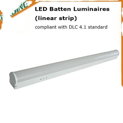 ETL DLC Lineare Led Batten Light Fixture Tube con 3CCT sintonizzabile per interni commerciali