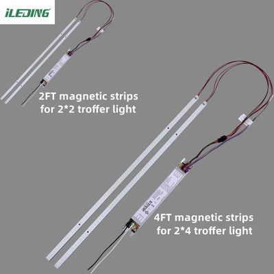 Kit di aggiornamento lineare magnetico LED durevole con 50000 ore di lavoro e flusso luminoso di 5075lm