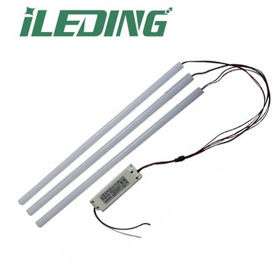 Magnetic Retrofit Energy Saving Dimming LED 3CCT 3P Batteria selezionabile Installazione rapida Kit di retrofit lineare