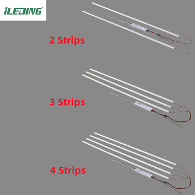 120-247V Voltaggio di ingresso 3CCT 3P Selezionabile Kit di retrofit lineare LED per la sostituzione della luce del tubo