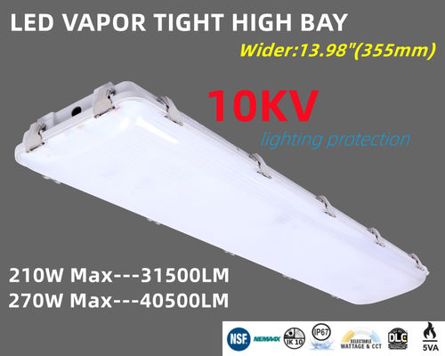 Controllo sensore 200W LED Vapore Tight High Bay Utilizzo commerciale per magazzino IK10 IP67 impermeabile