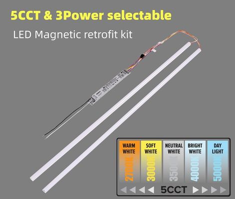 Kit di ristrutturazione di installazione rapida Kit di ristrutturazione lineare magnetica a LED Temperatura di lavoro -40 40C