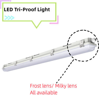 50000 ore di tempo di lavoro resistente all'umidità 4FT 5FT LED Vapor Tight Garage Light Fixture For Storage
