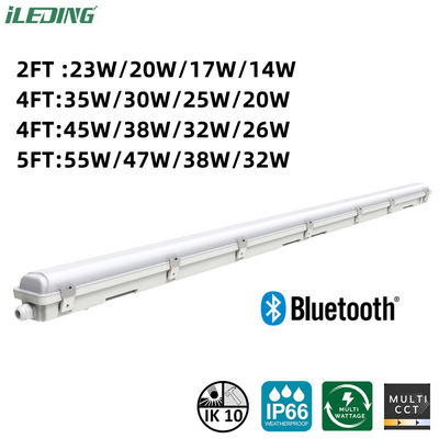 AC 220V ± 10% IP67 impermeabile in plastica LED vapore lampada serrata da garage 45W per corridoio
