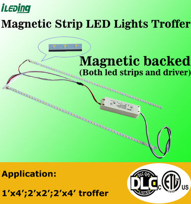 Kit di retrofit lineare magnetico selezionabile 3CCT 3Power 120-277V / 120-347V LED Troffer