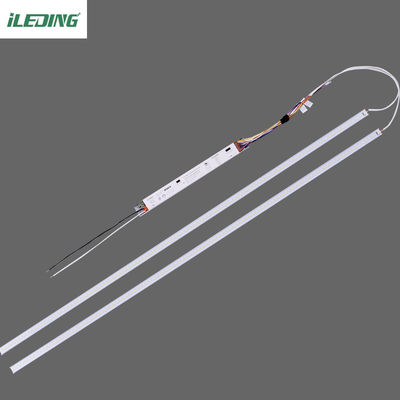 DLC 140Lm/W Magnetic LED Light Troffer Kit di aggiornamento lineare per il mercato USA