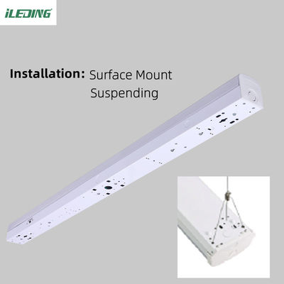 Controllo dei sensori 2FT 4FT 8FT Led Linear Batten Light 35w 46w 65w Shop Light Fixture 120-347V