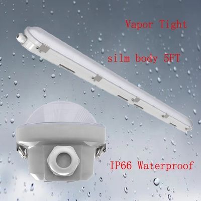 Garage Warehouse 5FT IP66 LED Tri Proof Fixture Luce dimmerabile a tenuta di vapore 55W CA 110V ±10%