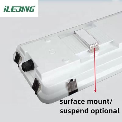 IP67 155W 3500K 4000K 5000K 4FT LED Vapore Tight High Bay per magazzini industriali a prova di umidità
