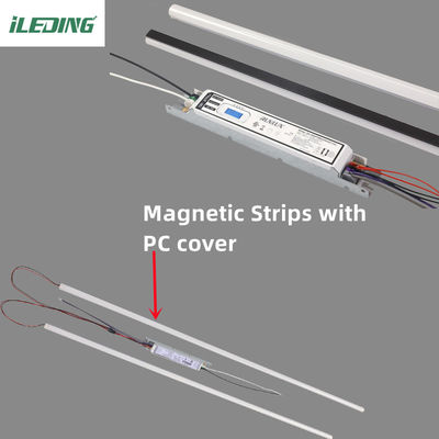 85 CRI Magnetic 4FT LED Linear retrofit kit per ufficio commerciale negozio 2x4 Troffer Light