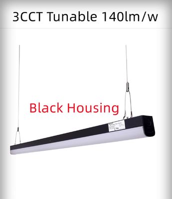Apparecchio di illuminazione per ufficio interno 120-277V 90W 2FT 4FT 8FT lineare a LED Batten con sintonizzabile 3CCT