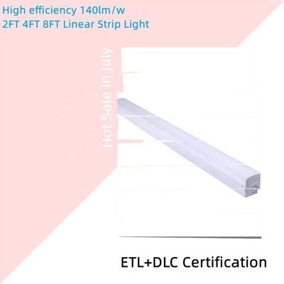 3500K 4000K 5000K Superficie di ufficio montata 34W 4FT LED Batten Light Fixture SMD2835