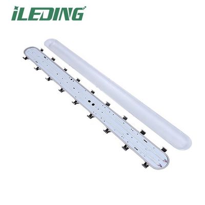 80 CRI 100W 8ft LED Vapor Tight Garage Light Fixture Ignifusa Tri prova Lampada