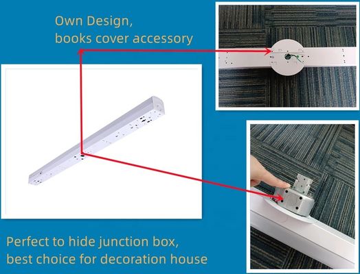 Materiale PC 25W 3CCT 2FT Lampade a LED Batten per uso commerciale e industriale