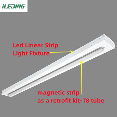 1 kg IP65 Led Magnetic Linear retrofit Kit Troffer Lampada per ufficio commerciale