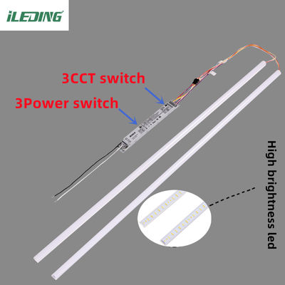 46W 2FT 4FT Led Trunking Magnetic Linear retrofit Kit Troffer Light per Supermercato