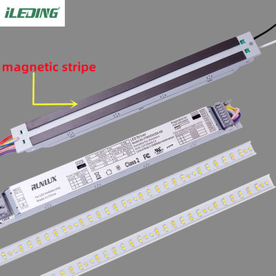 4FT PC Cover Office Led Kit di ristrutturazione lineare Magnetico Troffer Kit di ristrutturazione 35W 28W 20W