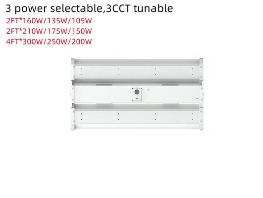 160W 2FT 4FT LED lineare High Bay Light Fixture per indoor Commercial Office Light
