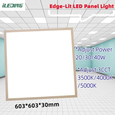 5- Regolare 3 CCT 20W 30W 40W LED bordo-illuminato superficie montato Fixture Dimmable soffitto piatto LED panel luce