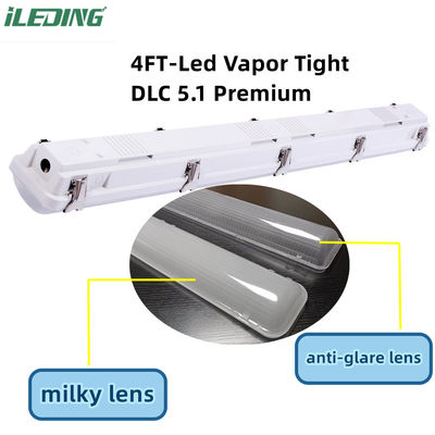 4FT 46W Lampada lineare a LED a vapore Lampada di garage stretta Vita utile 50000 ore