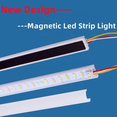 2FT 25W Tunable CCT Led Magnetic Linear retrofit Kit PC Lens per illuminazione personalizzabile
