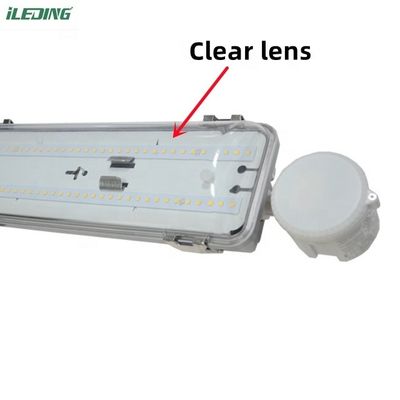65W Led Workshop Light con sensore di movimento PC frosted Cover Tri-proof Vapor Tight Light