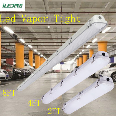 80 Ra Supporto Dimmer Industrial 8FT Led Vapor Tight High Bay Tri proof 90W 75W 65W Lampada impermeabile