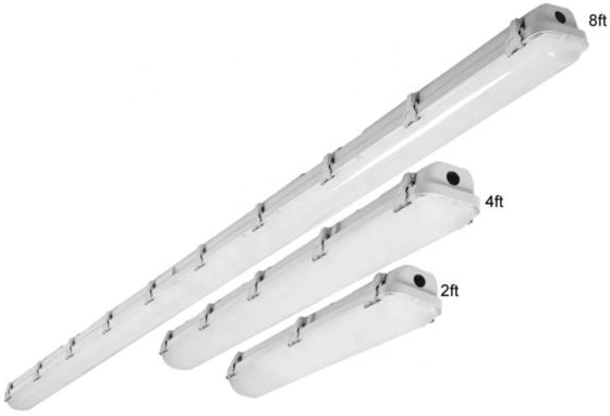 ETL DLC Listed LED Vapor Tight Light 4FT 46W 38W 30W per apparecchiature a tri prova di magazzino