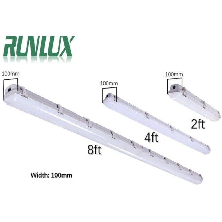 Fabbricazione industriale di luci a vapore a LED IP66 IK10 2ft/4ft/5ft/8ft 120-277V/120-347V Voltaggio di ingresso