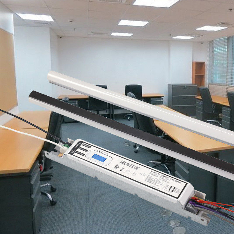 120-247V Voltaggio di ingresso 3CCT 3P Selezionabile Kit di retrofit lineare LED per la sostituzione della luce del tubo