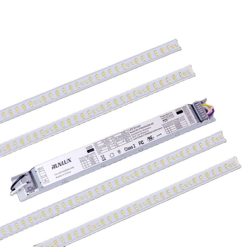 120-277V 3Power Tunable LED Troffer Retrofit Kit Illuminazione con Kit retrofit lineare magnetico Luce