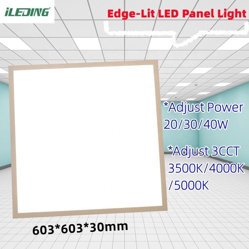 5- Regolare 3 CCT 20W 30W 40W LED bordo-illuminato superficie montato Fixture Dimmable soffitto piatto LED panel luce