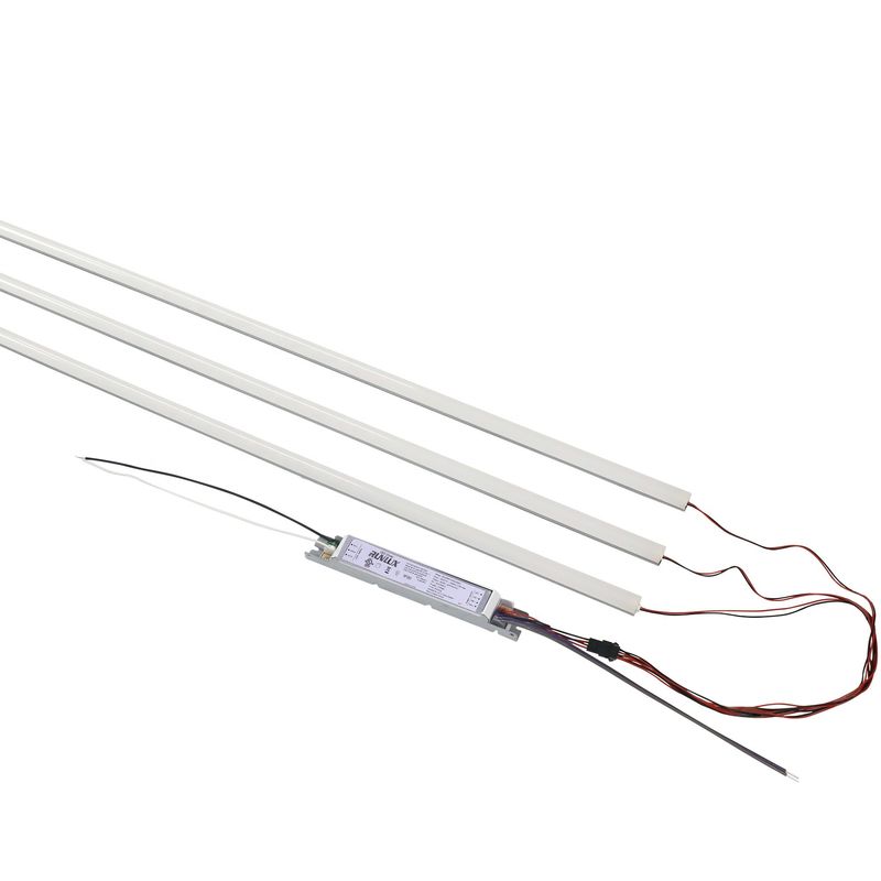 Fonte di luce SMD LED 2ft 4ft 8ft 150Lm/W PC Lens Led Magnetico Kit di aggiornamento lineare