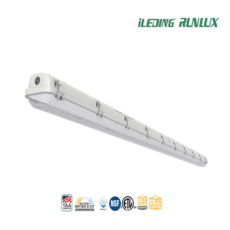 Luce a scarico a vapore a LED a risparmio energetico e a prova di polvere per l'illuminazione dei magazzini e dei garage